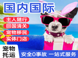 长春机场物流国际宠物托运 【国